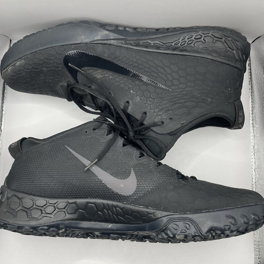 Men’s Size 15 Nike Force Zoom Trout 5 Turf Black Thunder Grey AH3374-002 Rare - Picture 4 of 9